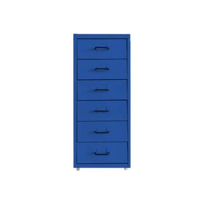 Modern furniture metal  file drawer cabinet with 6 drawers