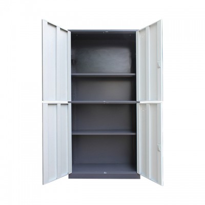 Office furniture durable 4 door steel storage book cupboard