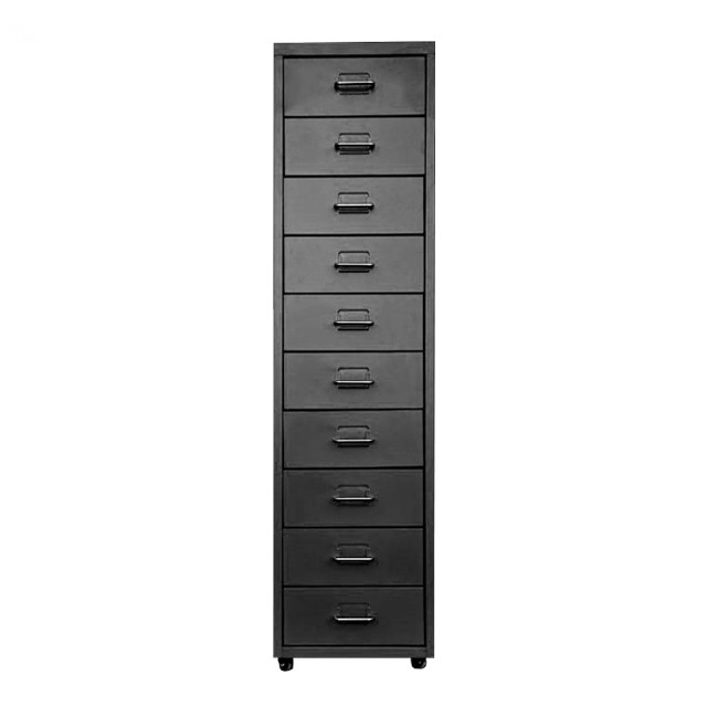 Living room custom steel office 10 drawer cabinet